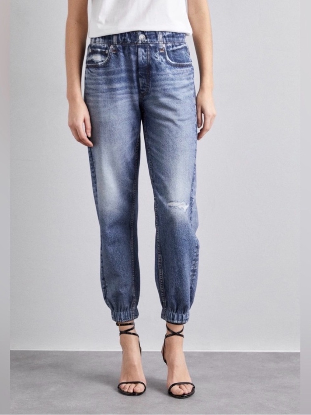 rag & bone Light Wash Miramar Boyfriend Jogger Jeans
